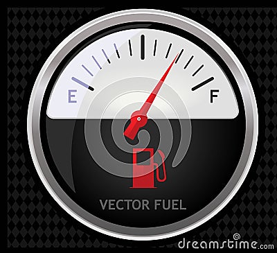 Fuel meter Vector Illustration