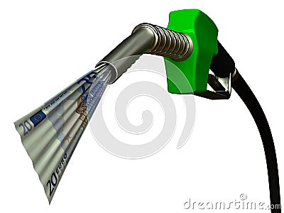 Fuel nozzle Stock Photo