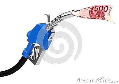 The fuel nozzle Stock Photo