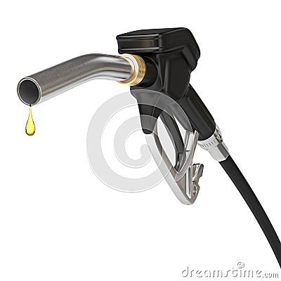 Fuel pump nozzle Stock Photo