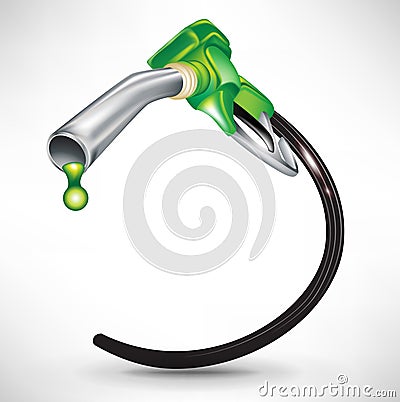 Fuel pump nozzle Vector Illustration