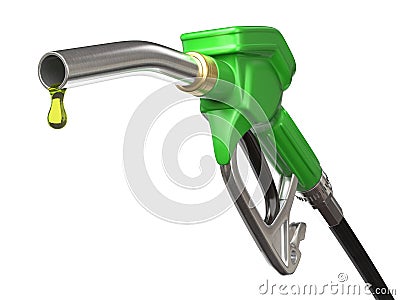 Fuel pump nozzle Stock Photo