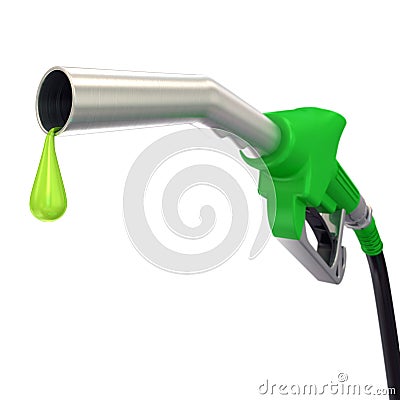 Fuel pump nozzle Cartoon Illustration