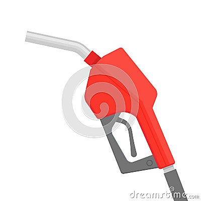 Fuel pump petrol icon. Gas pump gun logo vector pipe gasoline Vector Illustration