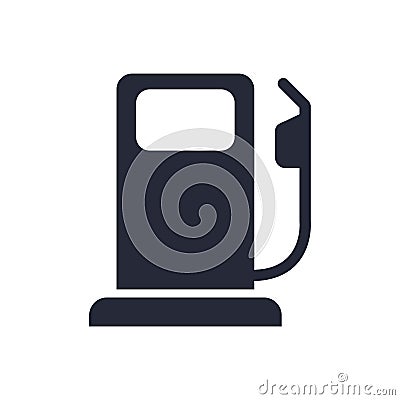 Fuel station service flat icon Vector Illustration