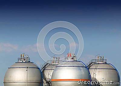 Fuel Storage Tank Stock Photo