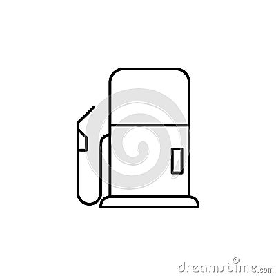 fueling apparatus icon. Element of simple icon for websites, web design, mobile app, info graphics. Thin line icon for website des Stock Photo