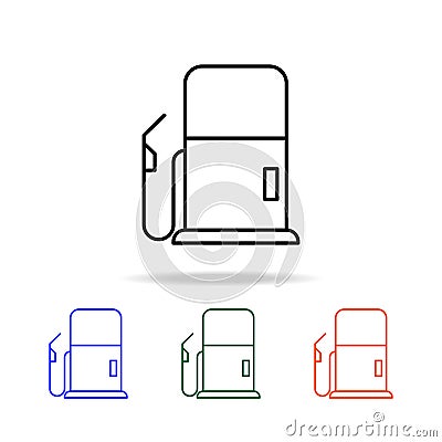 fueling apparatus icon. Elements of simple web icon in multi color. Premium quality graphic design icon. Simple icon for websites Stock Photo