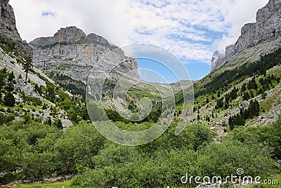 Anisclo canyon in Ordesa national park, Spain Stock Photo