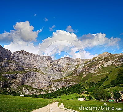 Fuente De mountains in Cantabria Spain Stock Photo