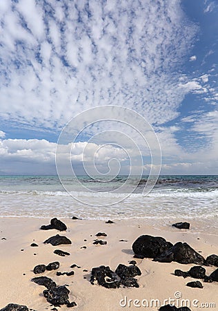 Fuerteventura, Canary Islands, beaches collectively called Grandes Playas Stock Photo