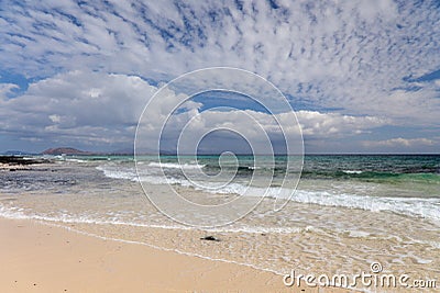 Fuerteventura, Canary Islands, beaches collectively called Grandes Playas Stock Photo