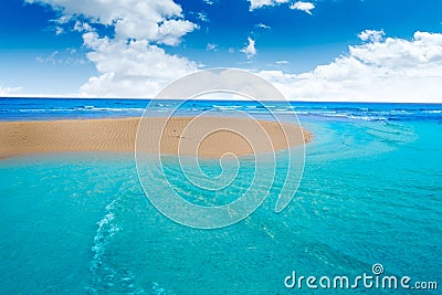 Fuerteventura Jandia Beach Sotavento Canary Stock Photo