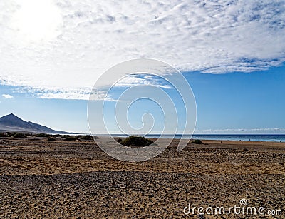Fuerteventura - Playa de Cofete Canary Islands Spain Stock Photo