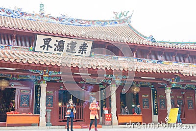 Kaiyuan Temple. a famous historic site in Quanzhou, Fujian, China. Editorial Stock Photo