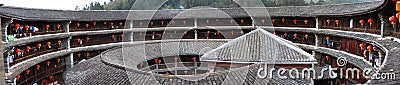 Fujian earthen structures Editorial Stock Photo