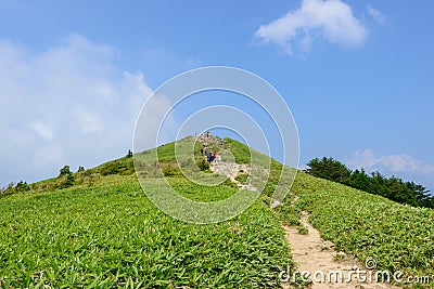 Fujimidai Highland in Nagano/Gifu, Japan Stock Photo