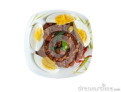 Ful medames - Egyptian,Sudanese dish Stock Photo