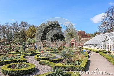 Fulham Palace gardens in London Editorial Stock Photo