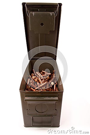 Full Ammo Can Stock Photo