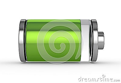 Full battery Stock Photo