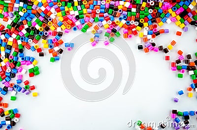 Full Color Beads Stock Photo