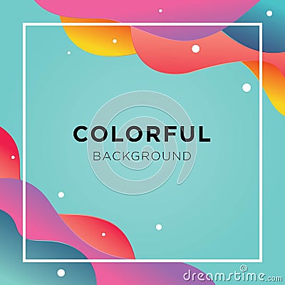 Full color fluid background Stock Photo