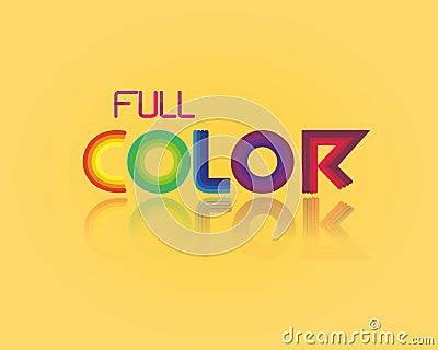 Full Color Line Wallpaper Stock Photo