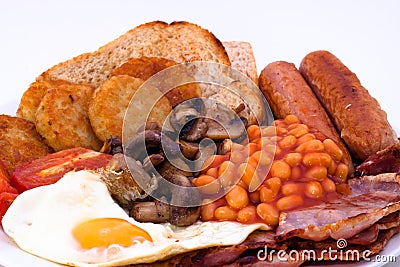 Full English Breakfast Stock Photo