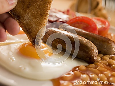 Full English Breakfast Stock Photo