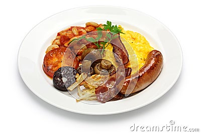 Full english breakfast Stock Photo