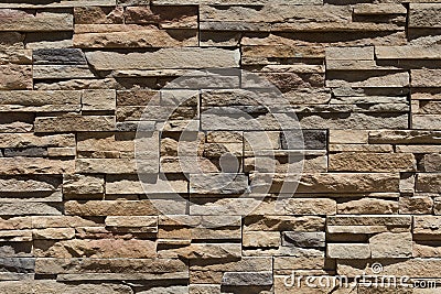 Full Frame Modern Brick Texture Stock Photo