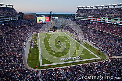 Full Gillette Stadium Editorial Stock Photo