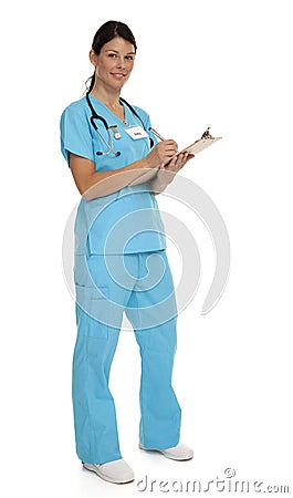 Attractive Young Nurse Stock Photo