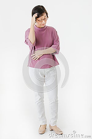 Asian woman in casual dress Stock Photo