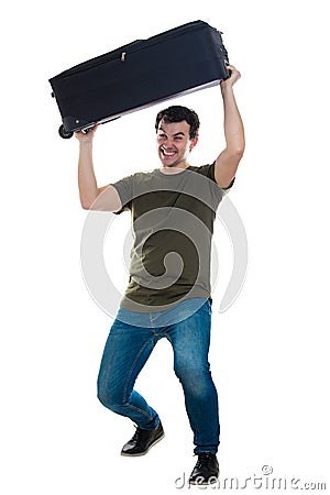 Heavy luggage Stock Photo