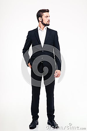 Full length portrait of a confident businessman looking away Stock Photo