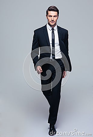 Full length portrait of a fashion male model Stock Photo