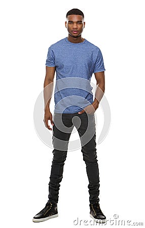 Full length portrait of a fashionable young man Stock Photo