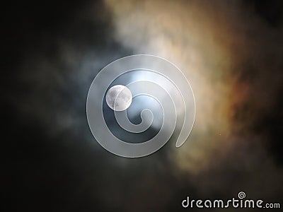 Full moon Stock Photo