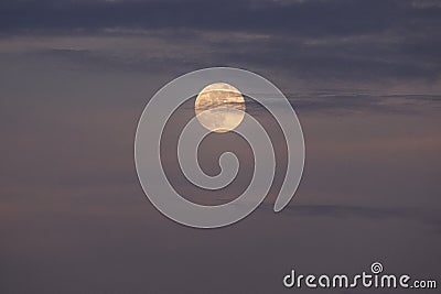 The full moon of the fifteenth lunar calendar. Stock Photo