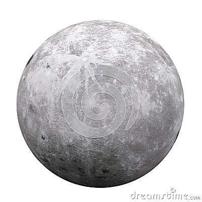 Full Moon Isolated Stock Photo