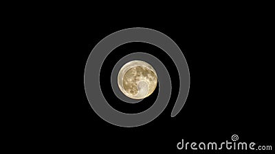 Full moon before an eclipse. Stock Photo