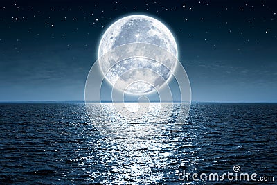 Full moon Stock Photo