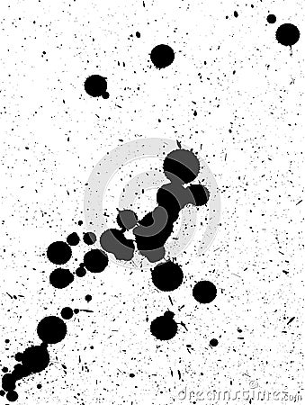 Full Page splats 1 Vector Illustration