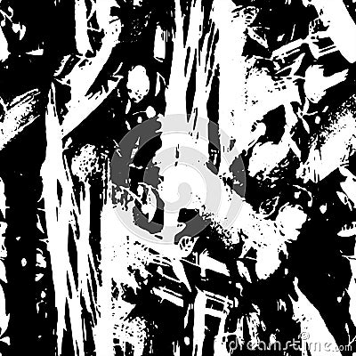 Full Seamless black white abstract pattern vector. Endless abstract complex lines texture Stock Photo