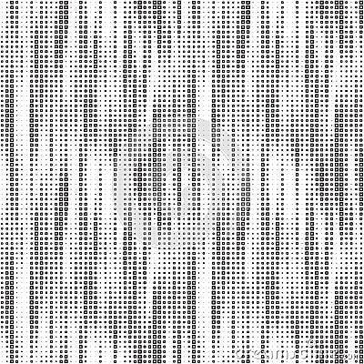 Full seamless halftone vertical lines texture pattern vector for decoration. Stock Photo