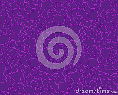 seamless purple camouflage texture pattern vector. Woman military textile fabric print. Army camo background Vector Illustration