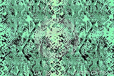 Full Seamless Snake Animal Skin Pattern Vector Stock Photo