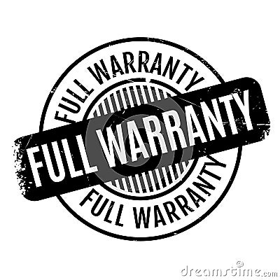 Full Warranty rubber stamp Stock Photo